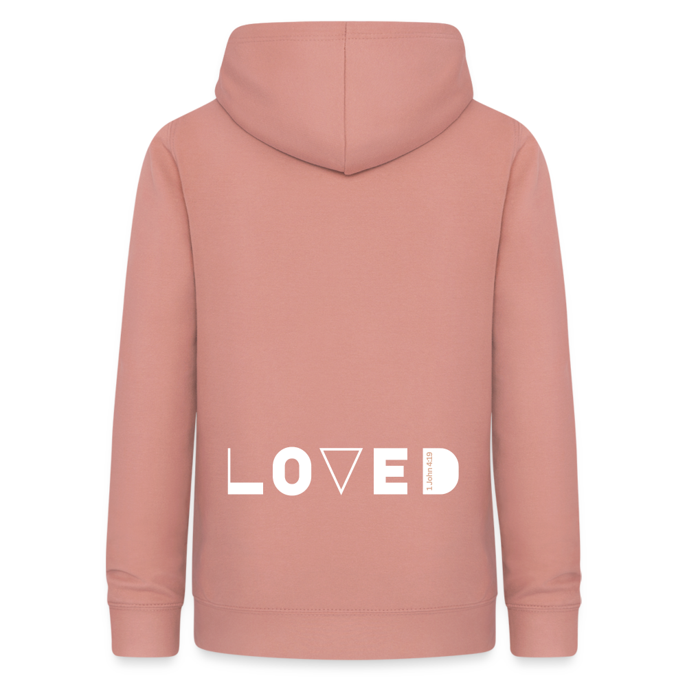 Loved Women's Hoodie - dusky rose