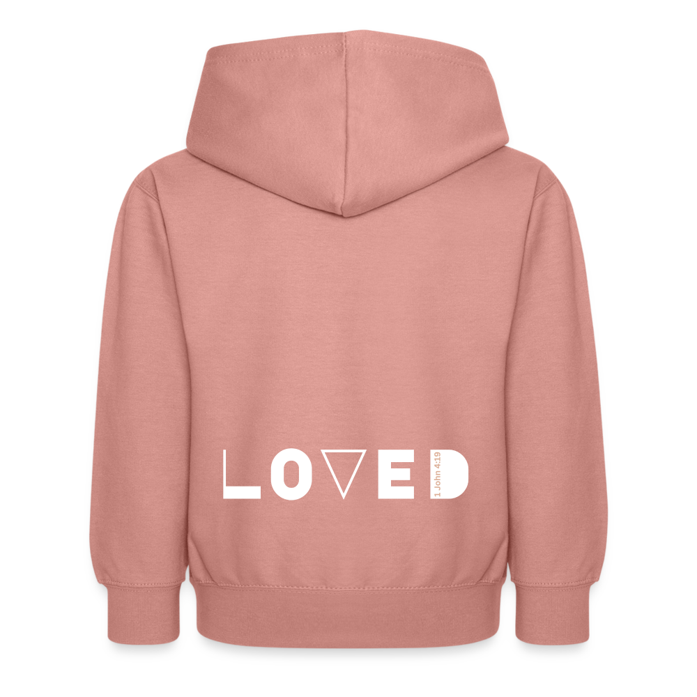 Loved Kids Hoodie - dusky rose