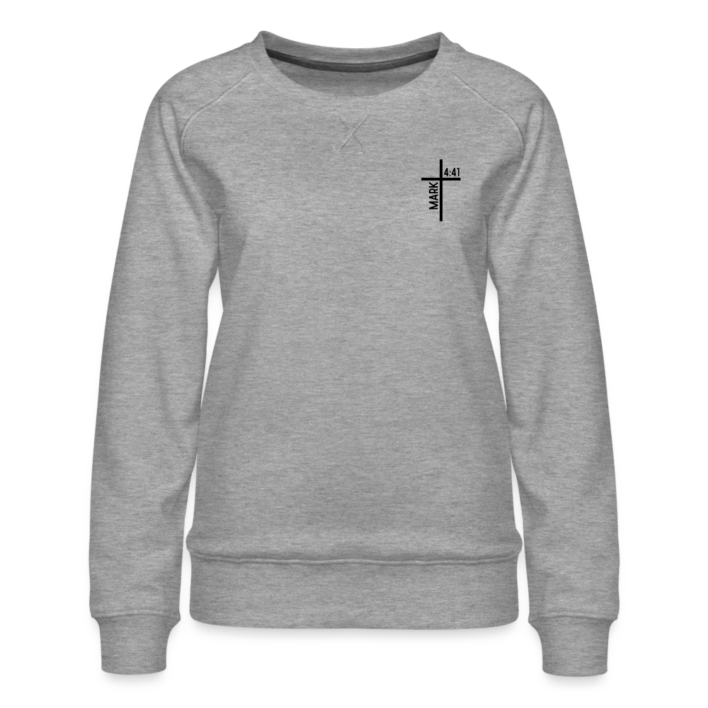 Wind and waves Women’s Premium Sweatshirt - heather grey