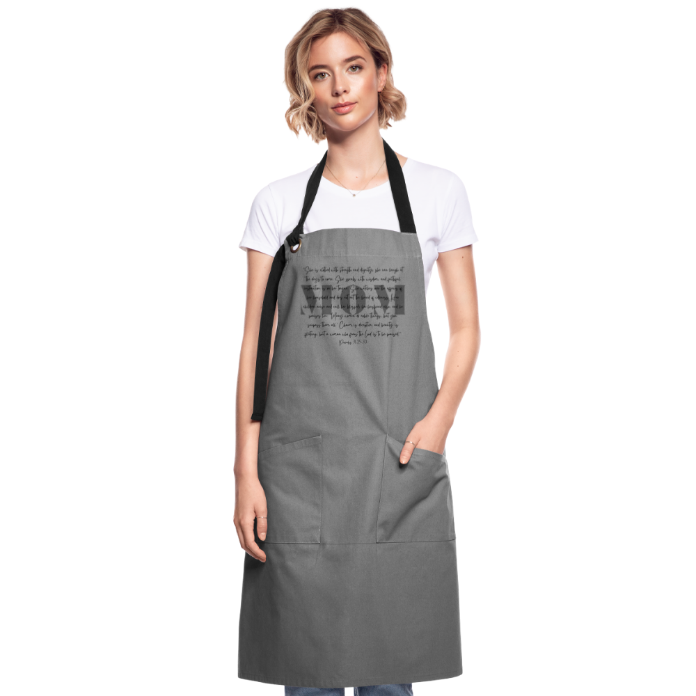 MOM Artisan Apron - grey/black
