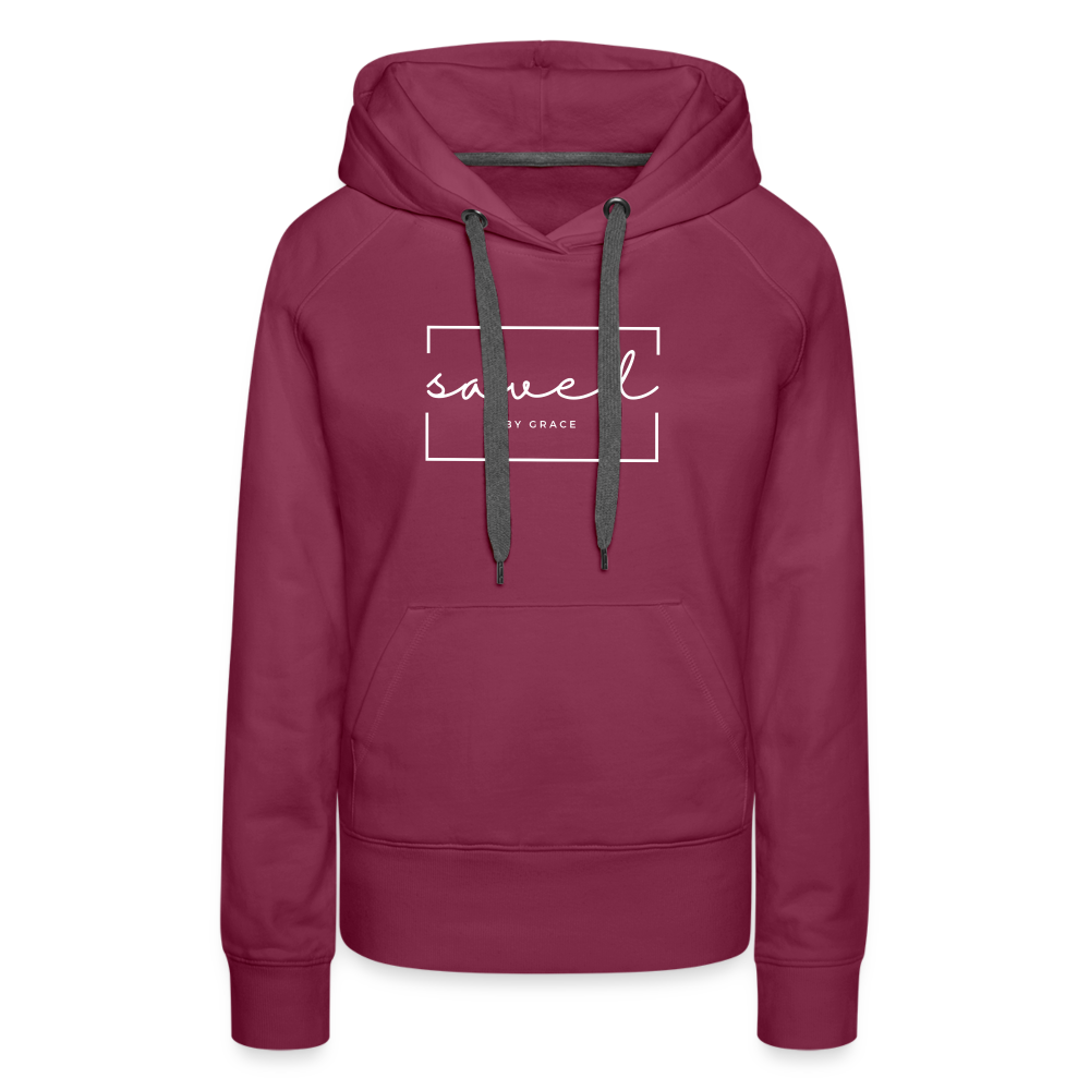Saved Women’s Premium Hoodie - bordeaux