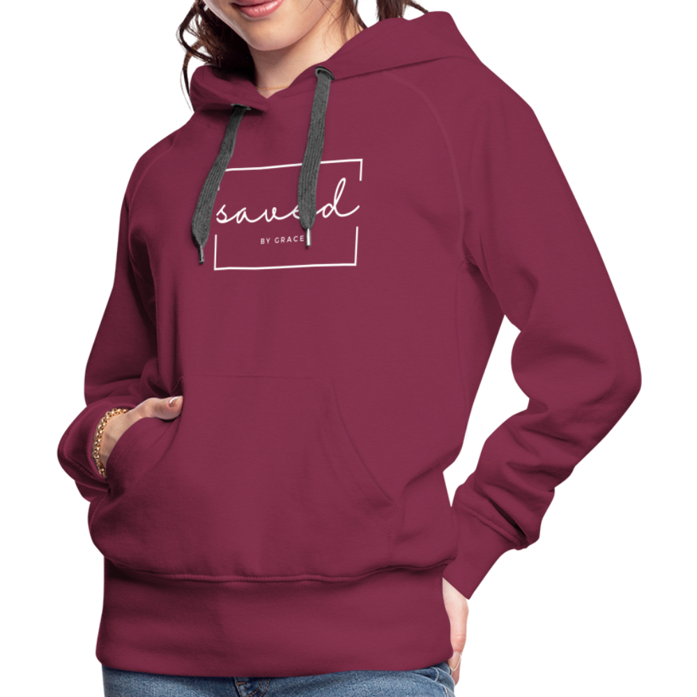 Saved Women’s Premium Hoodie - bordeaux