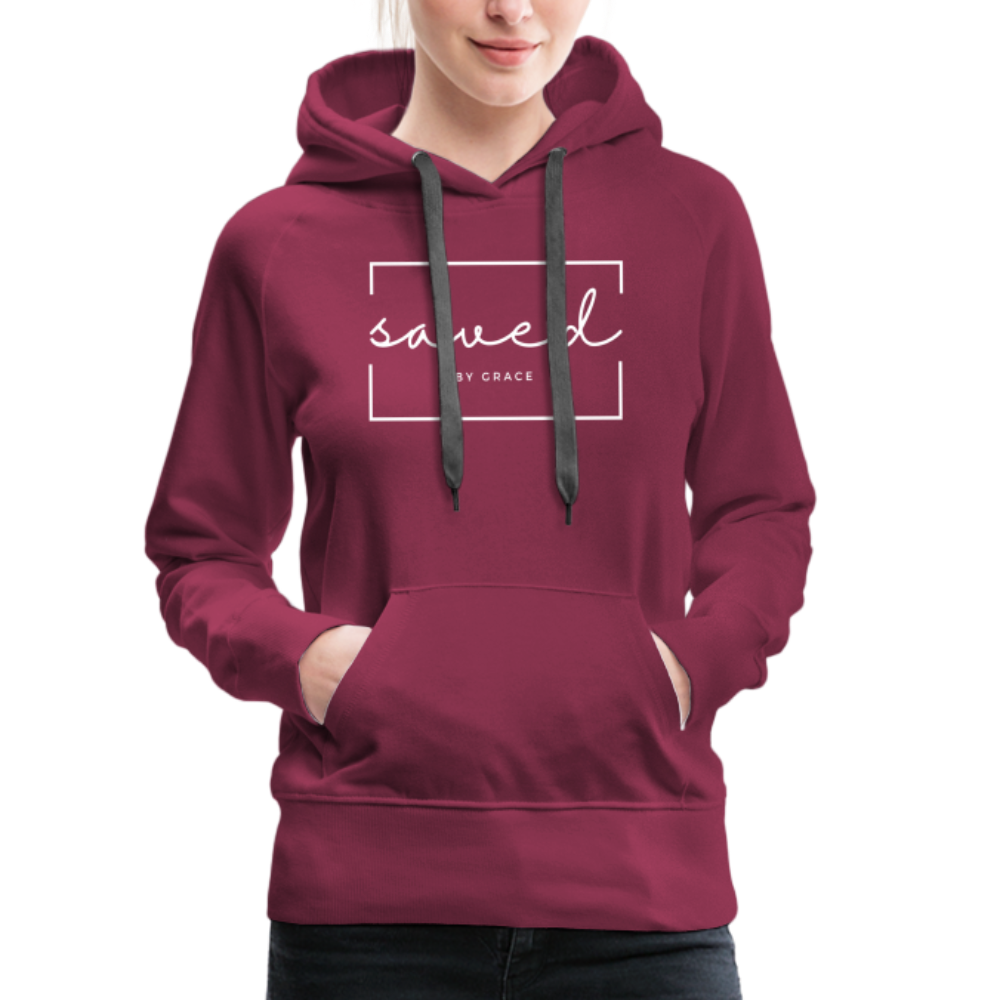 Saved Women’s Premium Hoodie - bordeaux