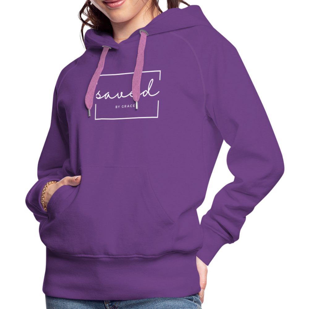Saved Women’s Premium Hoodie - purple