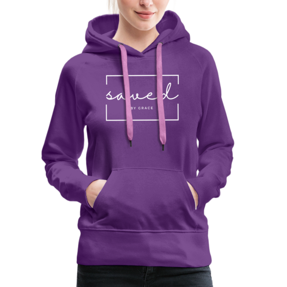 Saved Women’s Premium Hoodie - purple