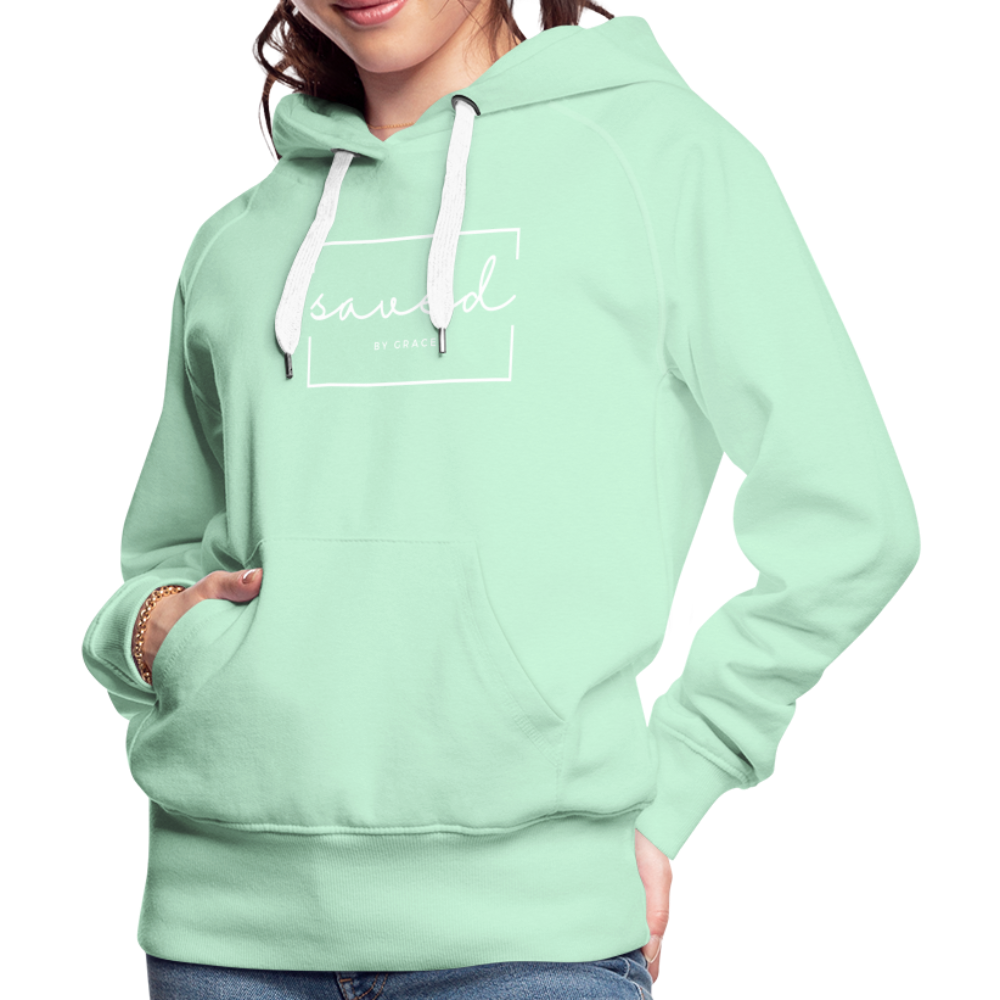 Saved Women’s Premium Hoodie - light mint