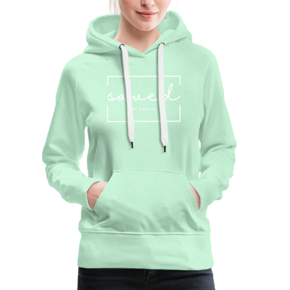 Saved Women’s Premium Hoodie - light mint