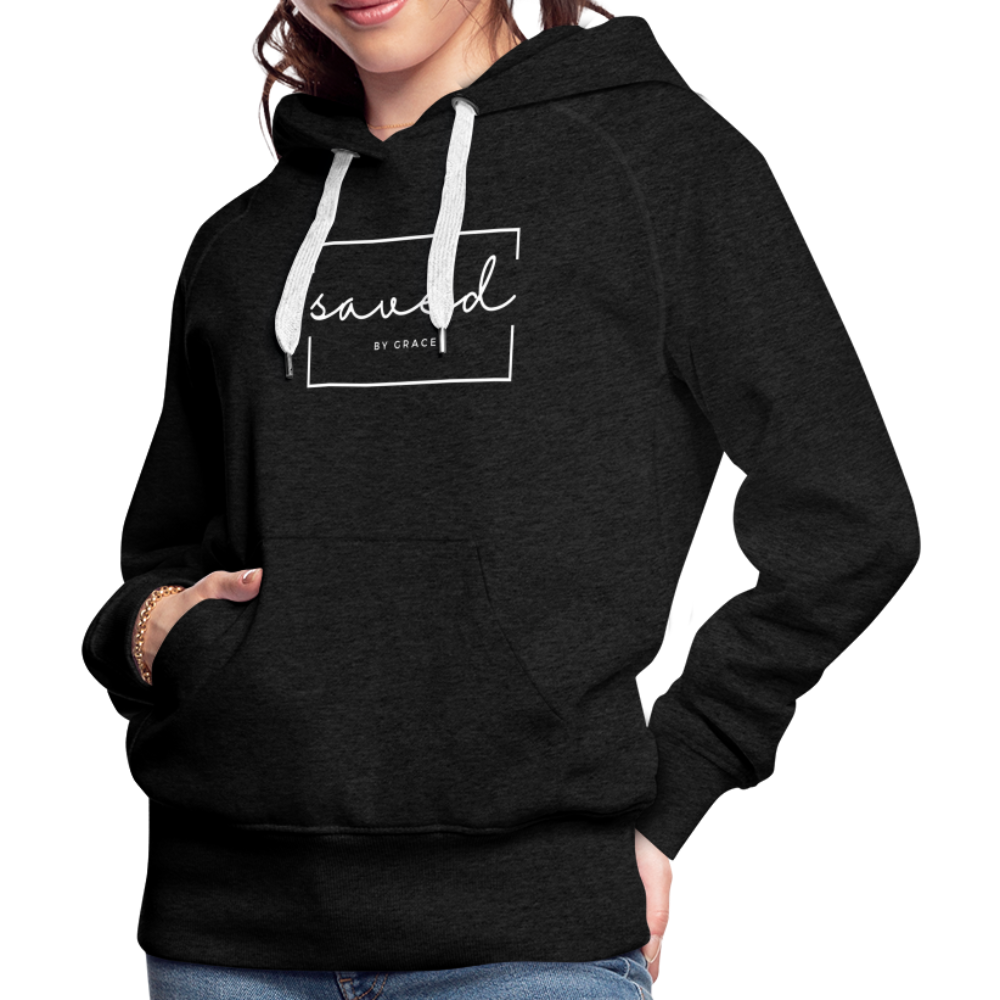 Saved Women’s Premium Hoodie - charcoal grey