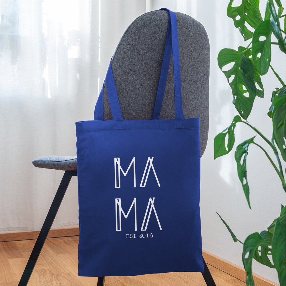 MAMA customizable Tote Bag - royal blue