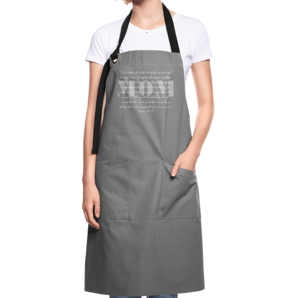 MOM Artisan Apron - grey/black