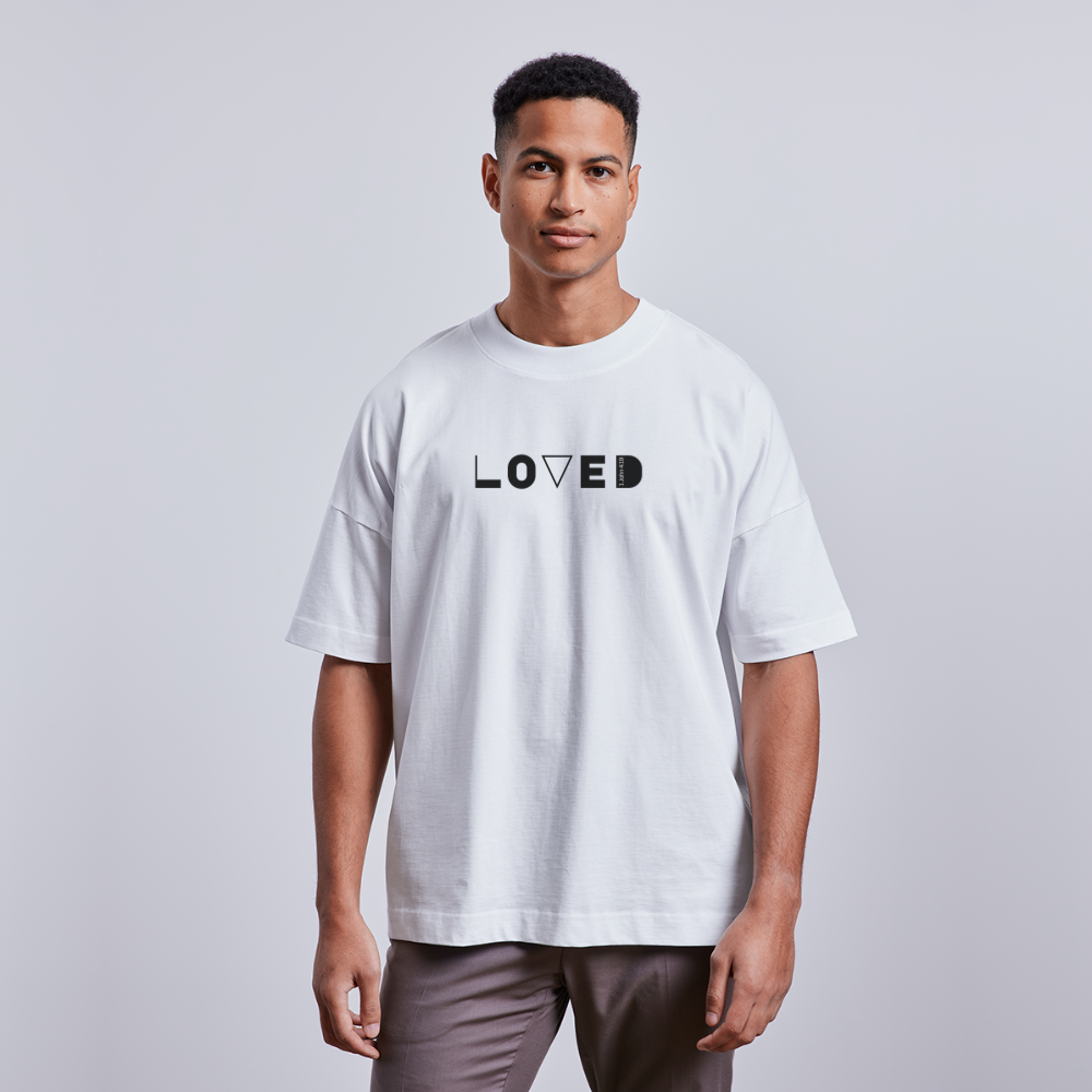 LOVED unisex oversize Tee - white