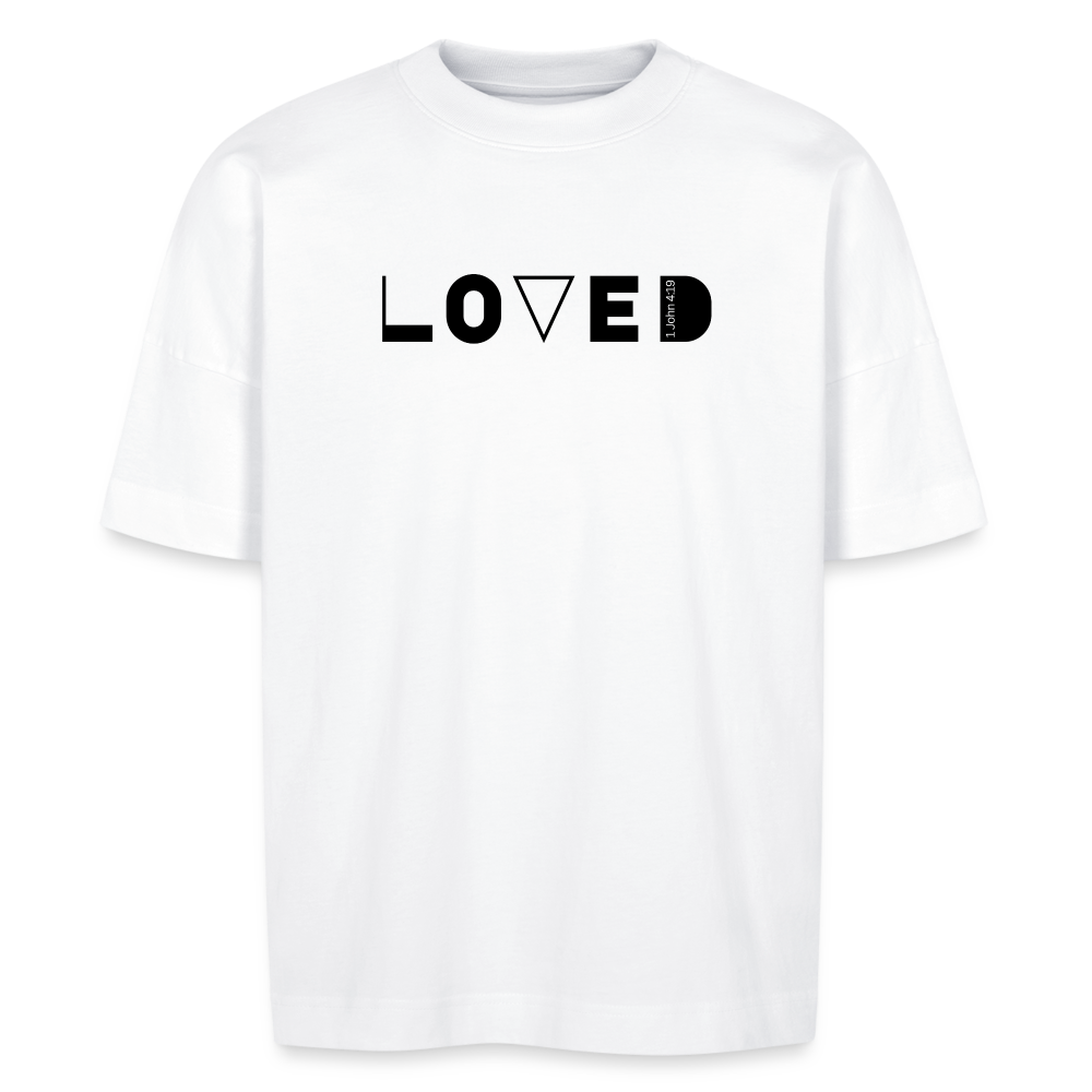 LOVED unisex oversize Tee - white