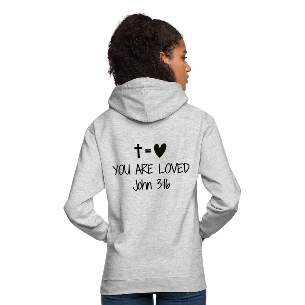 You are loved Unisex Hoodie - light heather grey