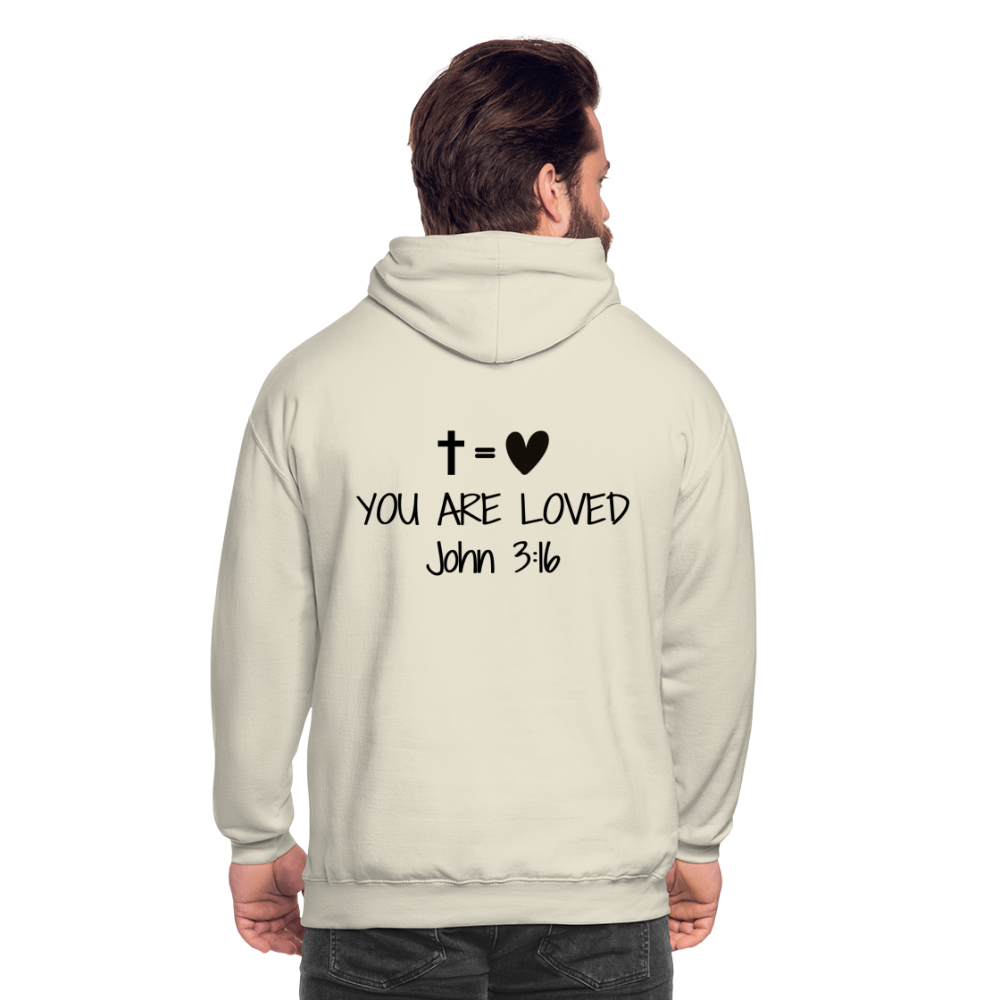 You are loved Unisex Hoodie - vanilla