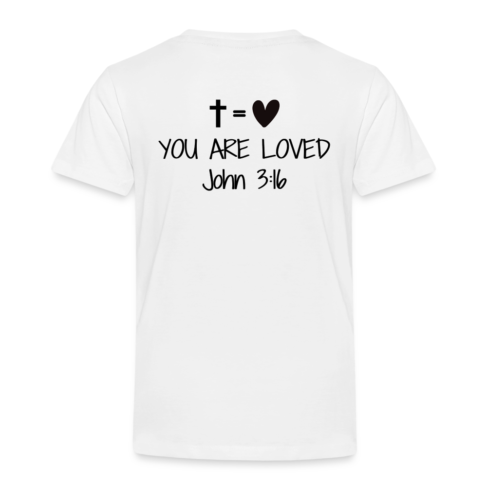 You are loved Kids' Premium T-Shirt - white