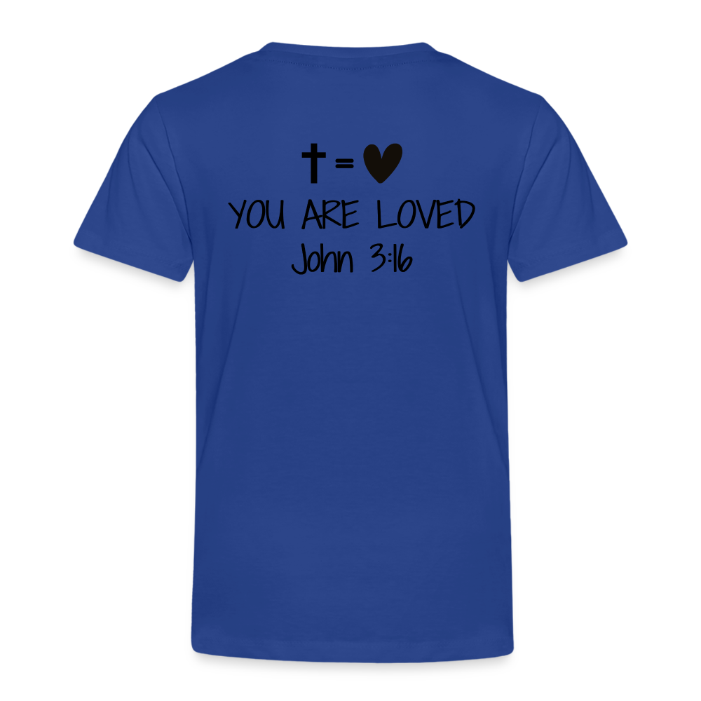 You are loved Kids' Premium T-Shirt - royal blue
