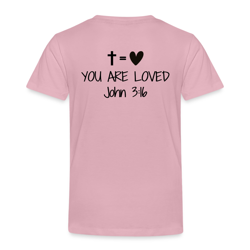 You are loved Kids' Premium T-Shirt - rose shadow