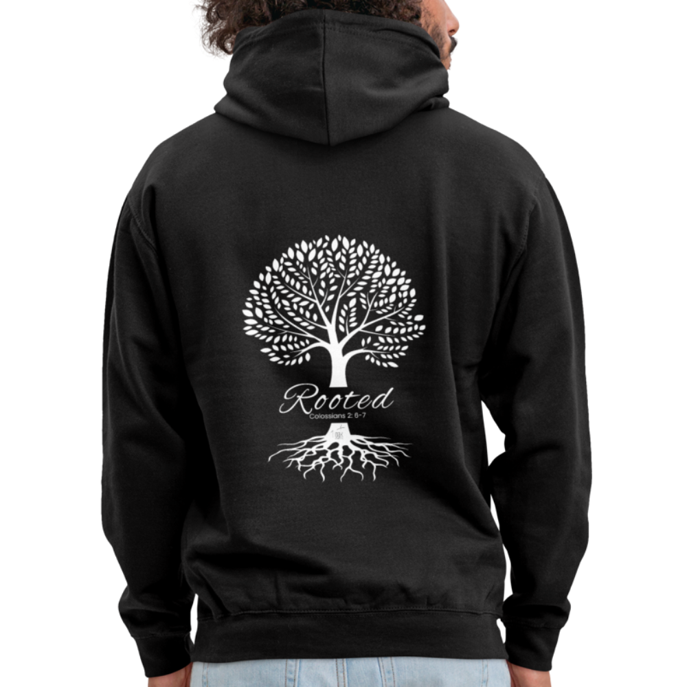 Rooted Unisex Hoodie - black