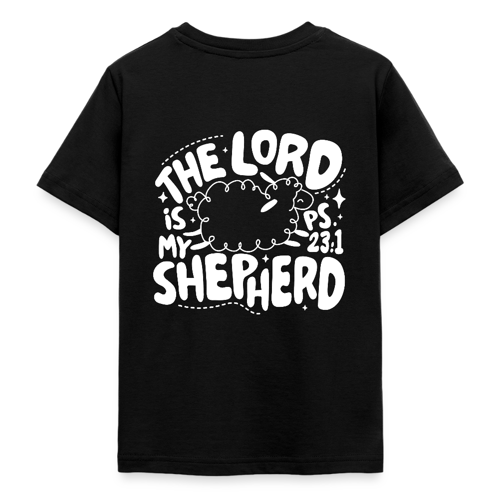 My Shepherd Kids' T-Shirt - back print - black