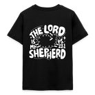 My Shepherd Kids' T-Shirt - back print - black