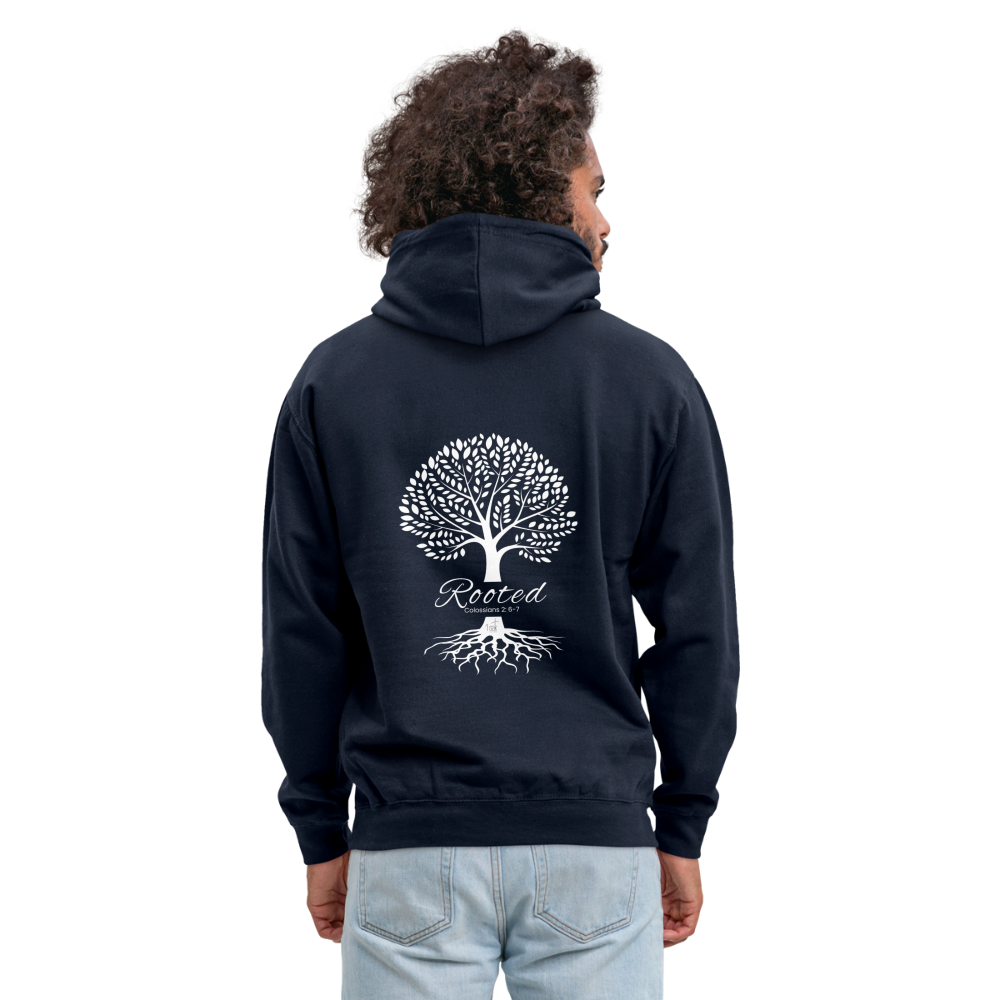 Rooted Unisex Hoodie - navy