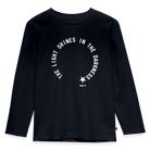 Shine Bright Kids' Premium Longsleeve Shirt - navy