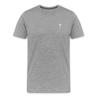 Cross Men’s Premium T-Shirt - heather grey