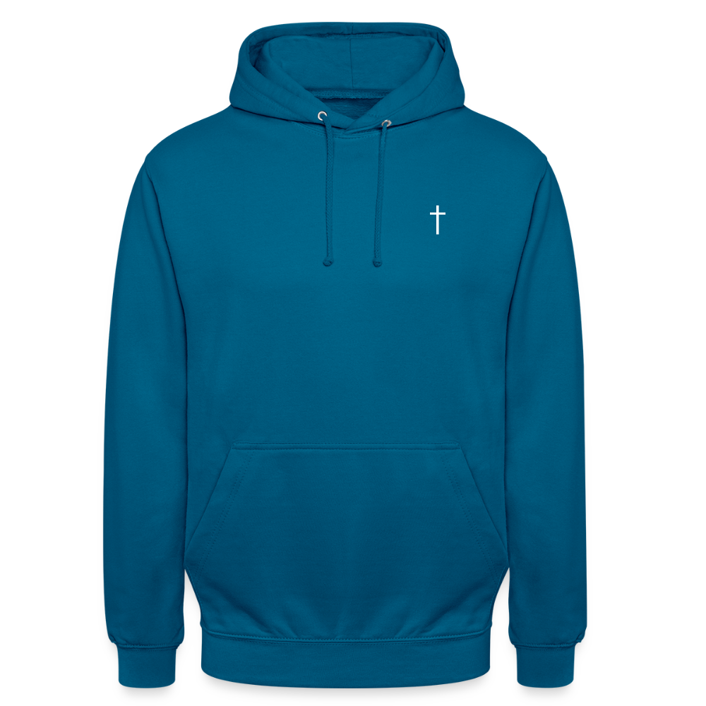 Cross Unisex Hoodie - deep sea blue 