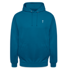Cross Unisex Hoodie - deep sea blue 