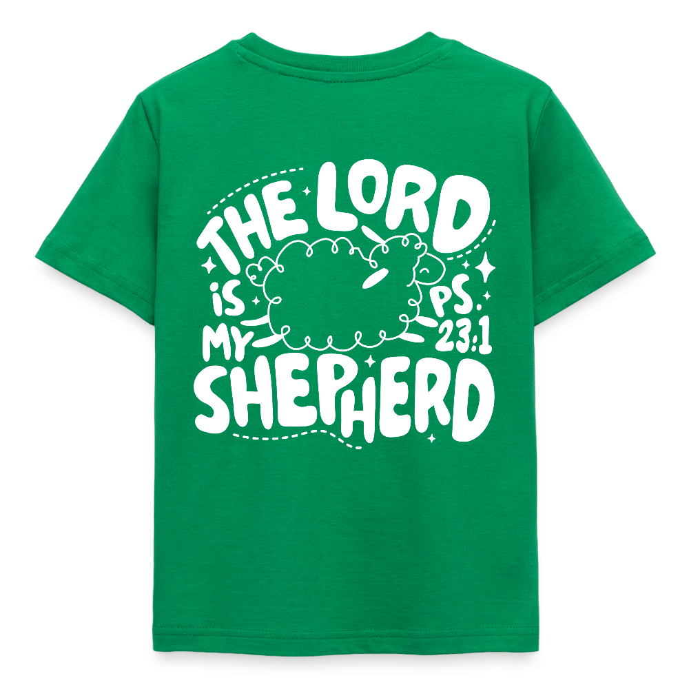 My Shepherd Kids' T-Shirt - back print - kelly green