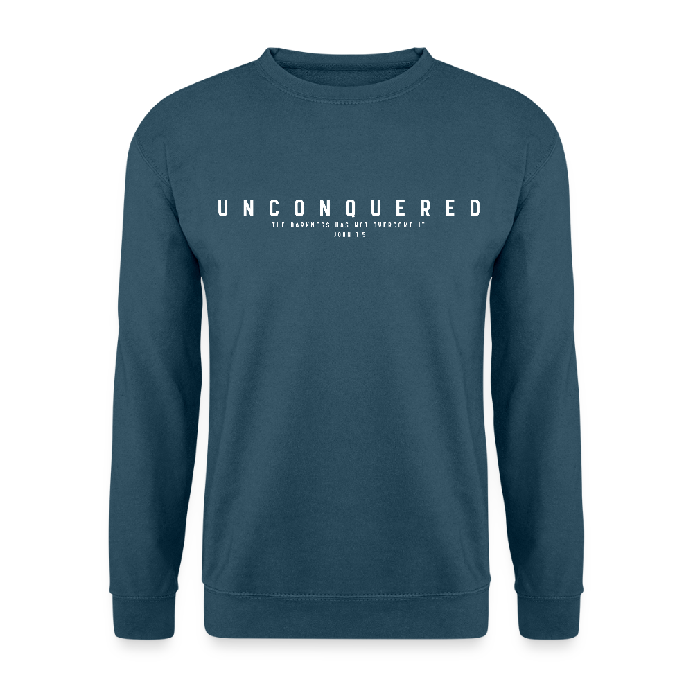 Unconquered Unisex Sweatshirt - indigo blue