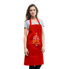 Christmas Cooking Apron - red