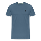 Cross Men’s Premium T-Shirt - steel blue