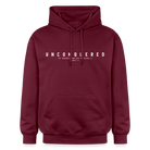 Unconquered Unisex Softstyle® Midweight Hoodie - maroon