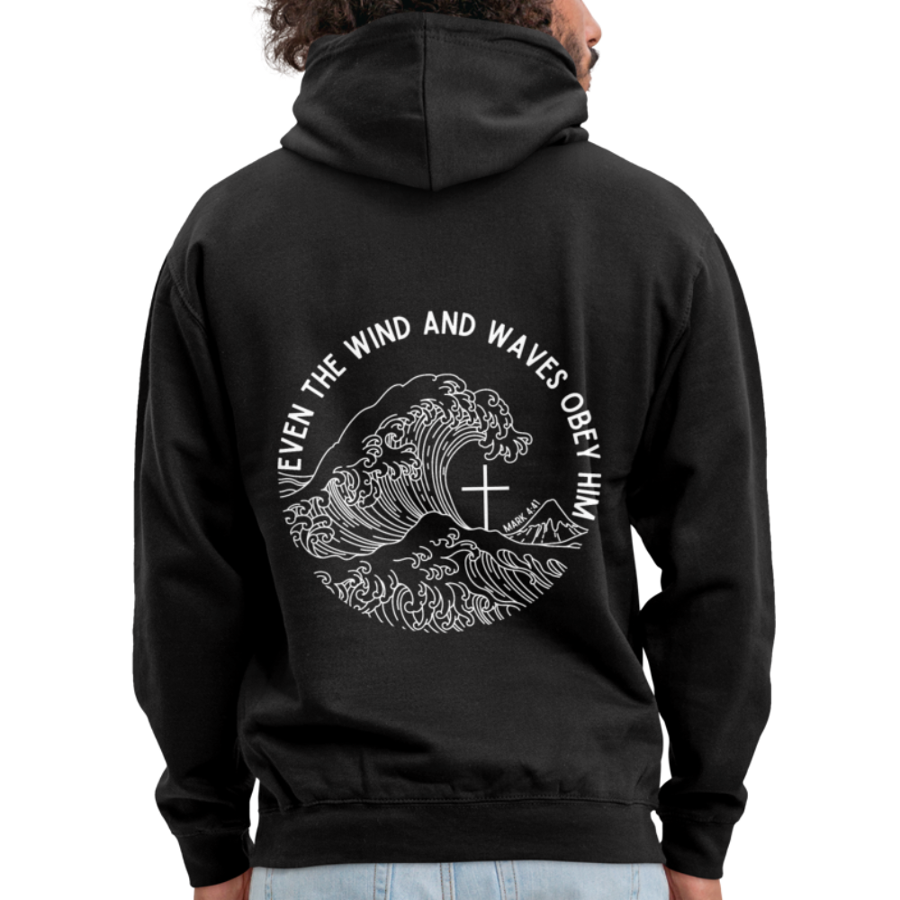 Wind an Waves Unisex Hoodie - black