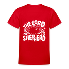 My Shepherd Kids' T-Shirt - back print - red