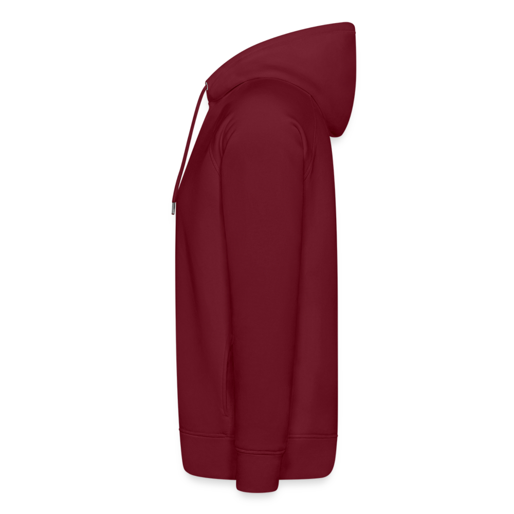 Cross Unisex Organic Hoodie - burgundy