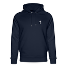 Cross/1 of a kind Unisex Organic Hoodie - navy