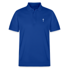 Cross Organic Unisex Polo Shirt - majorelle blue