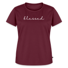 Blessed Women’s Premium T-Shirt - burgundy