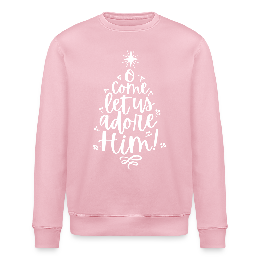 Christmas Unisex Organic Sweatshirt - cotton pink