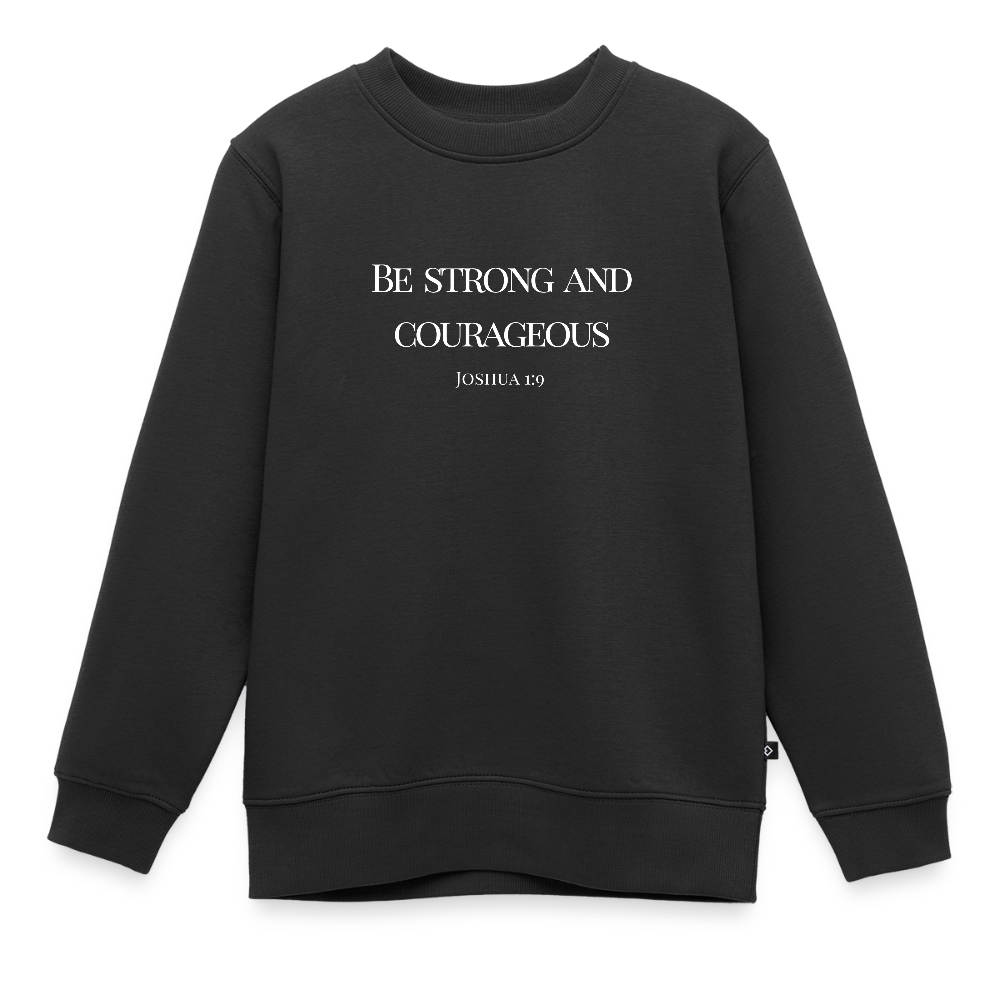 Strong&Courageous Kids’ Premium Sweatshirt - black