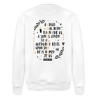 ChristmasUnisex Organic Sweatshirt - white