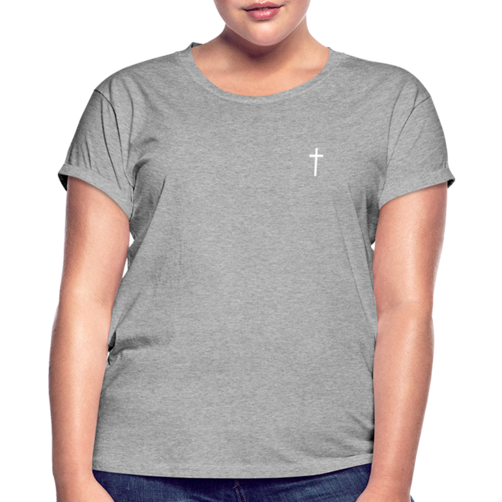 Cross Women’s Oversize T-Shirt - heather grey