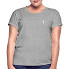 Cross Women’s Oversize T-Shirt - heather grey