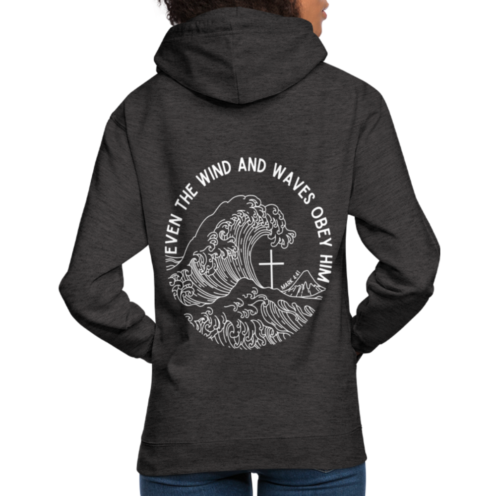 Wind an Waves Unisex Hoodie - charcoal grey