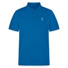 Cross Organic Unisex Polo Shirt - royal blue