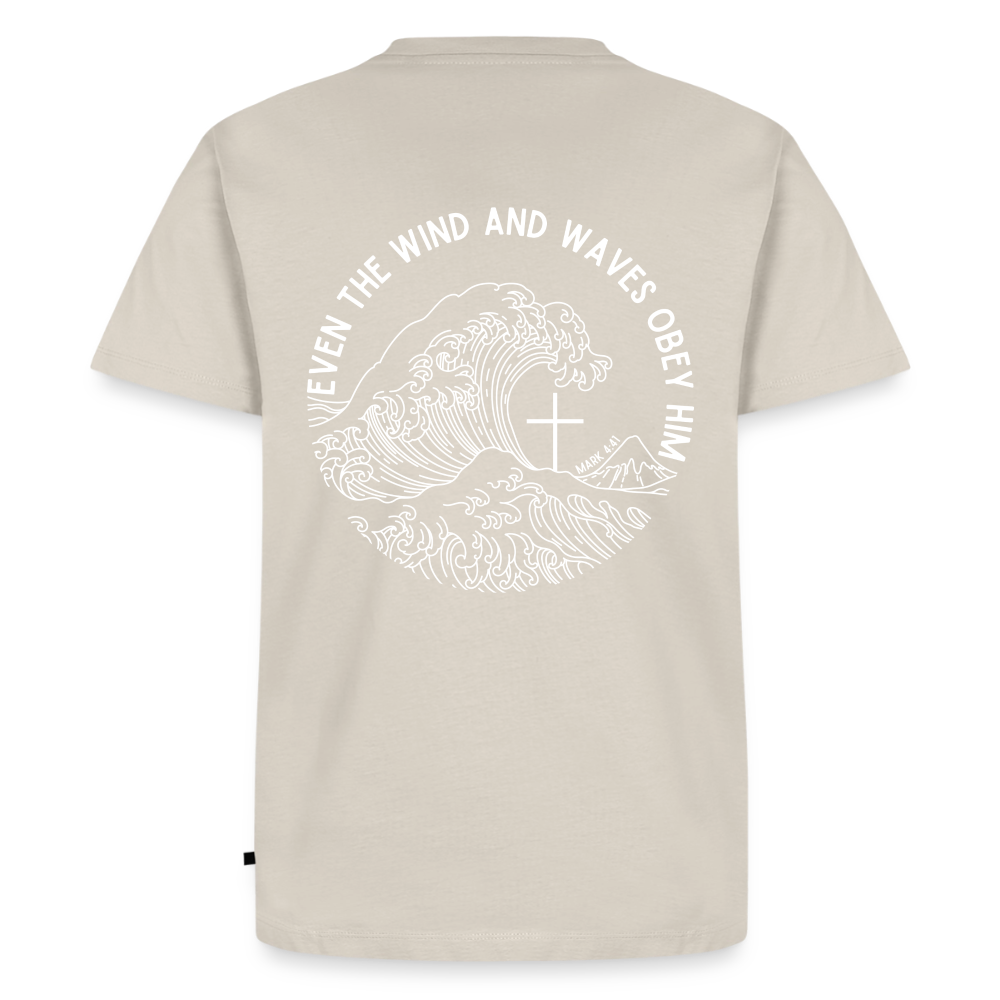 Wind and Waves Men’s Premium T-Shirt - beige