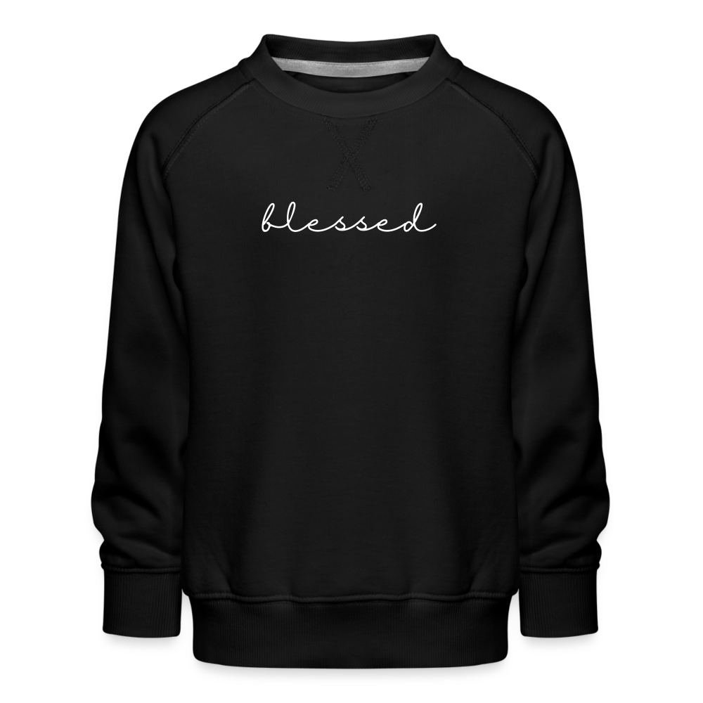 Blessed Kids’ Premium Sweatshirt - black