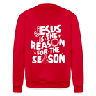 Christmas Unisex Organic Sweatshirt - red